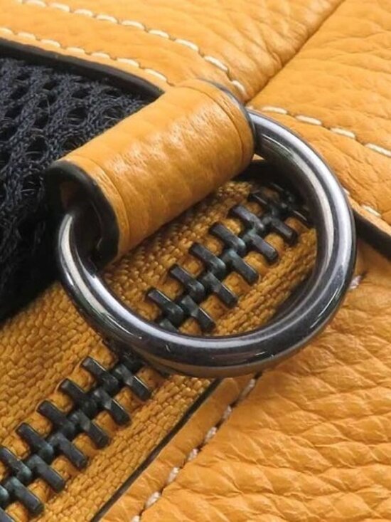 Auth COACH Body Bag Yellow Leather - r11072k main image 6